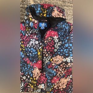 Adidas floral Puffer Jacket
